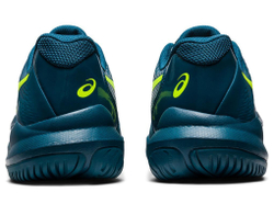 Мужские кроссовки теннисные Asics Gel-Challenger 14 - restful teal/safety yellow