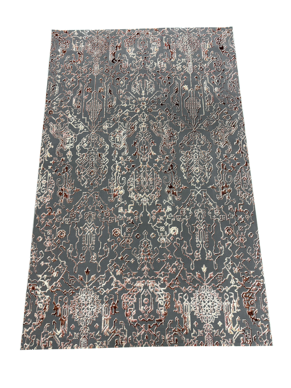 Ковер Umbria A3593A D.Grey/Orange Прямоугольник