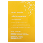 Dr. Mercola, Solspring®, органический травяной чай, тулси, лимон и имбирь, без кофеина, 18 чайных пакетиков, 36 г (1,27 унции)