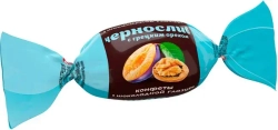 Конфеты в шоколадной глазури «Чернослив с грецким орехом» (упаковка 0,5 кг)