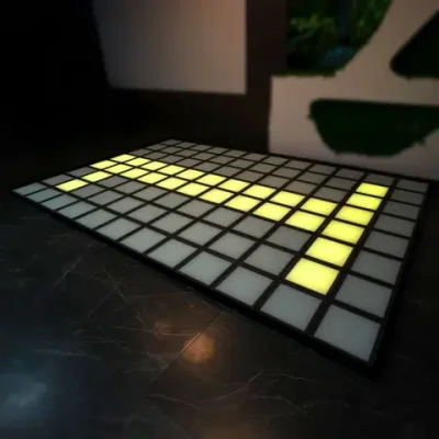 Интерактивный светодиодный пол «Арена Pixel battle» 96шт Максимальная комплектация 8,6 кв. м.