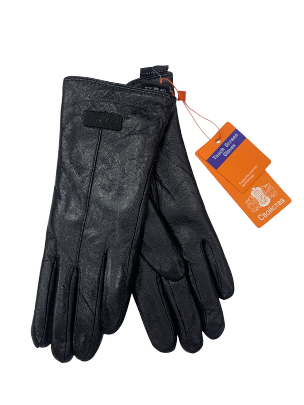 Перчатки. Женские. Материал верха: Кожаные. Подклад: Плюш-флис.5 шт в упаковке.