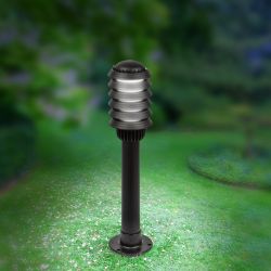 Садово-парковый светильник ЭРА «Поллар» НТУ 01-60-014 напольный черный IP54 Е27 max60Вт h650мм | Садово-парковые светильники