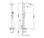 Душевая система Timo Selene SX-1030/17 золото матовое