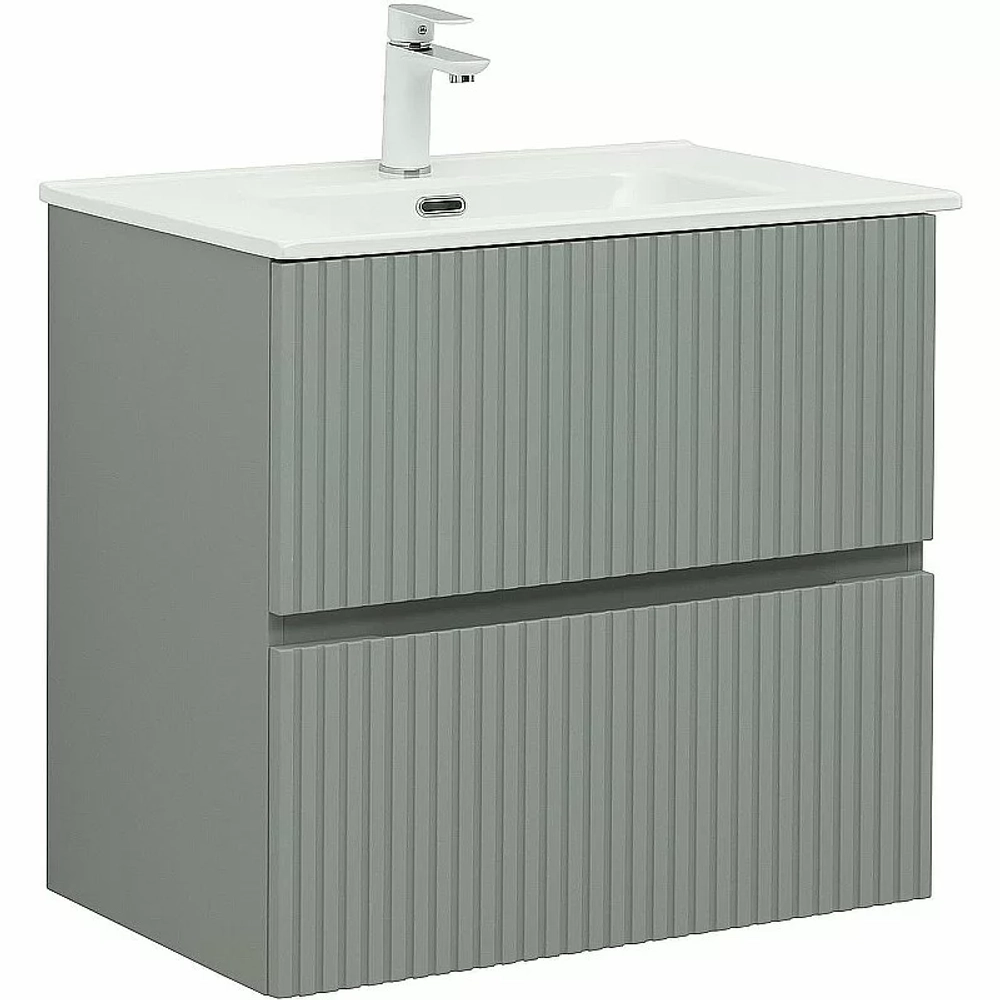 Тумба с раковиной Aquanet Джейн 70 313317 мисти грин