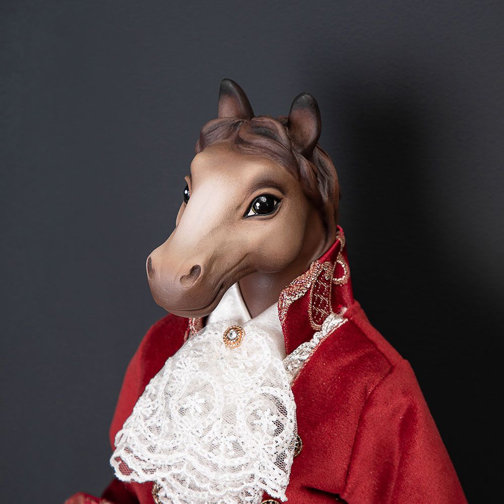 Кукла интерьерная коллекционная Конь лорд Эдвард