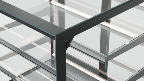 Кондитерская витрина CARBOMA COSMO KC71-110 VV 0,9-2 BUILT-IN открытая