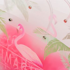 Пакет Clear Flamingo&Leaves