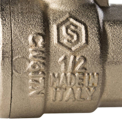 Кран шаровой муфта/резьба полнопроходной (бабочка) 15