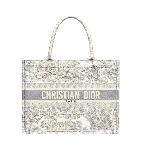 Сумка Dior Book Tote Dioriviera, белый/серый