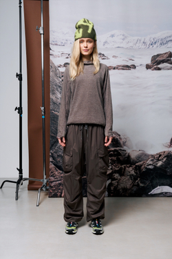 Худи Nothomme Blue Monte Lightweight Hooded Fleece Shirt "Rock Gray"