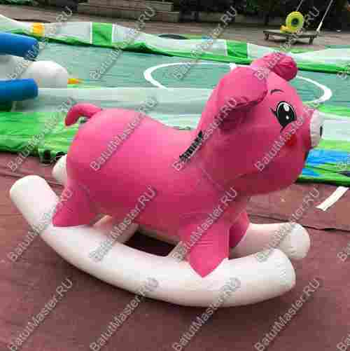 Надувная качалка «Свинка»