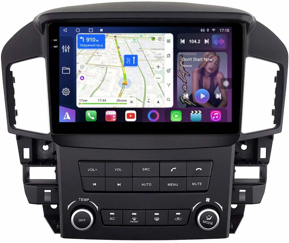 Магнитола для Lexus RX300 U10, Toyota Harrier 1 1997-2003 (любая комплектация) - FarCar 9598F2 монитор 9.5" QLED на Android 14, TS18, CarPlay, 4G SIM-слот