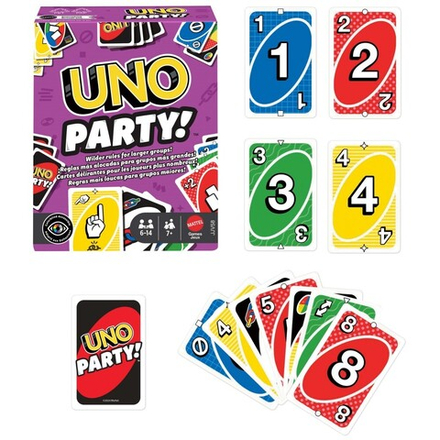 Mattel - Карточная игра UNO Party JJV58