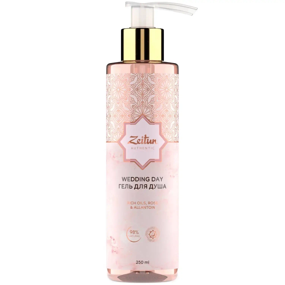 Гель для душа с маслом дамасской розы ZEITUN Wedding Day 250 мл
