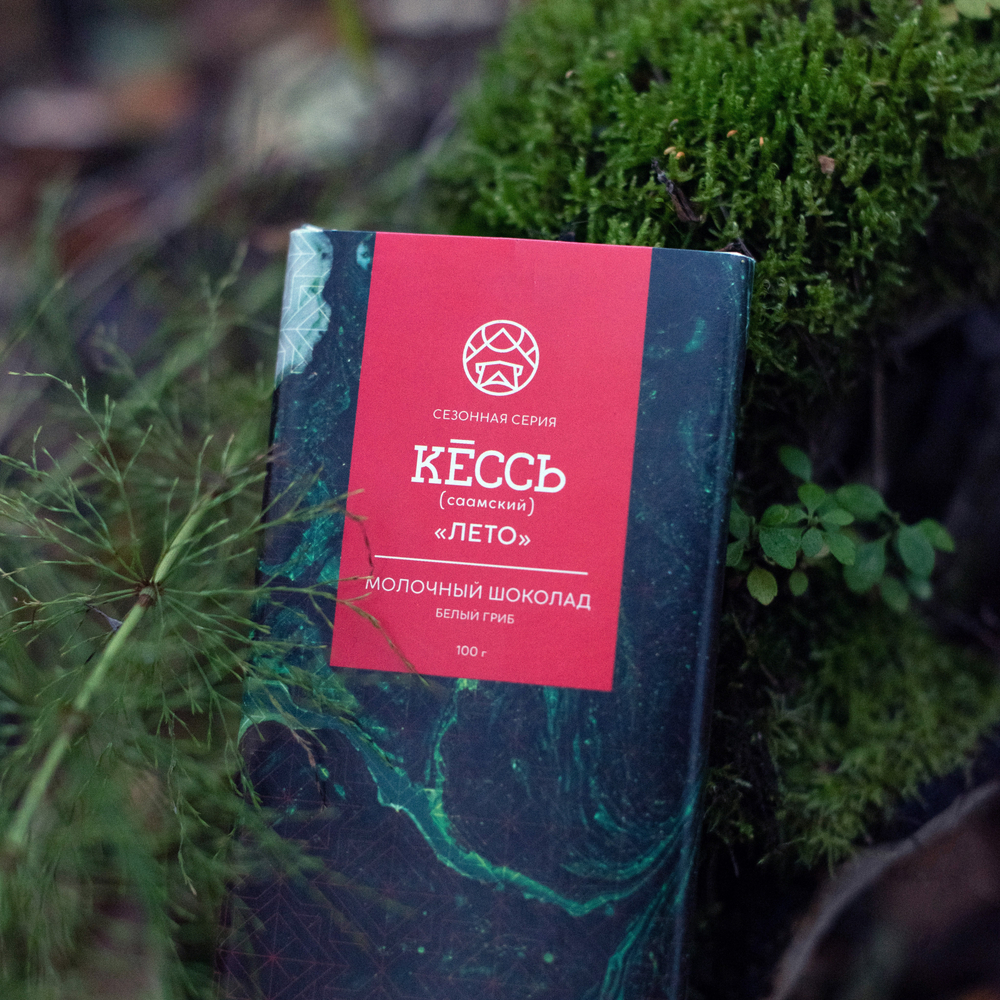 Молочный шоколад с белым грибом "ЛЕТО" (КĒССЬ) (100 г)