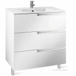 Тумба с раковиной Roca Victoria Nord Ice Edition ZRU9302835 80 белый глянец