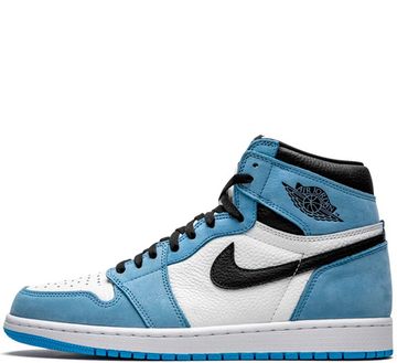 Кроссовки Nike Air Jordan 1 High "University Blue" с мехом