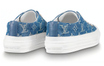 LOUIS VUITTON Lv Stellar Low Top Denim Blue Women"s