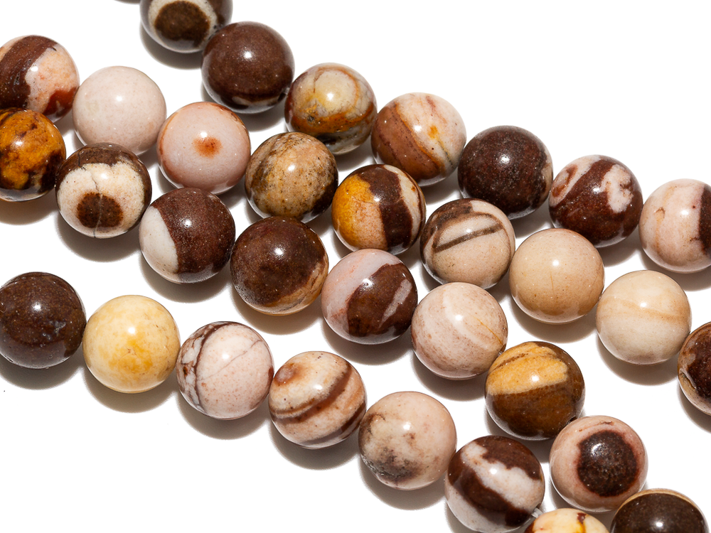 Нить бусин из яшмы 8,5мм