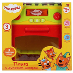 Плита Три кота на бат., свет/звук коробка B1419392-R (Играем Вместе)