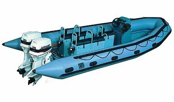 Надувная лодка ZODIAC Sea RIB SRMN 550 оранжевая