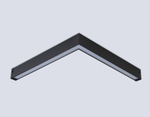 GL1299 BK черный IP20 24W 3000K-6400K 220V 120° 342*367*42 (Без ПДУ)