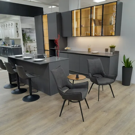 Полукресло Tribeca серое