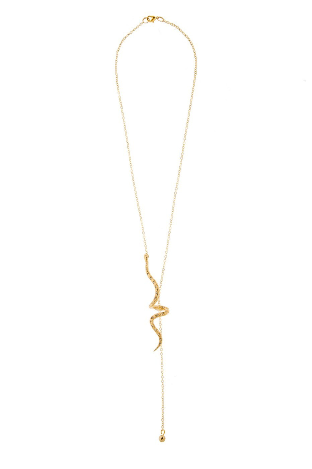 "Мульга" кулон в золотом покрытии из коллекции "Сладкий яд" от Jenavi с замком карабин