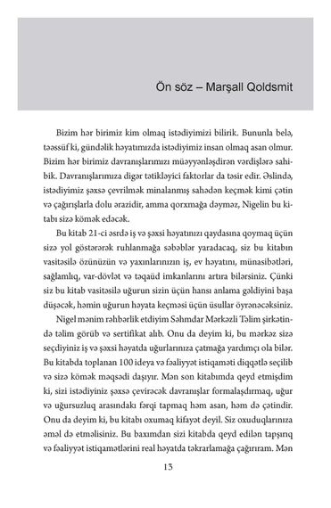 Uğurlu insanların 100 vərdişi