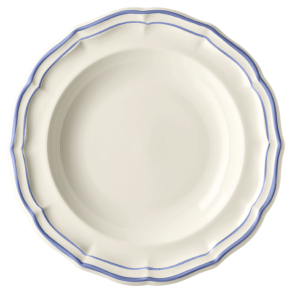 Тарелка суповая Gien Filet Bleu (22.5 см)