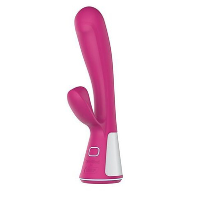 Розовый интерактивный вибратор Kiiroo Ohmibod Fuse - 18 см. (Цвет: розовый)