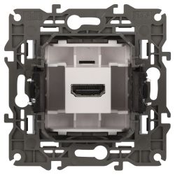 Розетка ЭРА Elegance 14-3114-03 HDMI IP20 алюминий