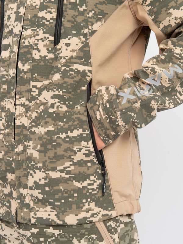 Костюм летний Матрица ткань Смесовая Рип-Стоп цвет 128/2 (светлый пиксель)