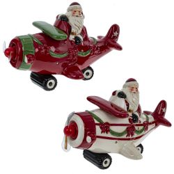 GAEM Фигурка декоративная "Самолёт" (подсвет, муз, движ, 3хААА н/п), L29 W18 H19 см, 2в.