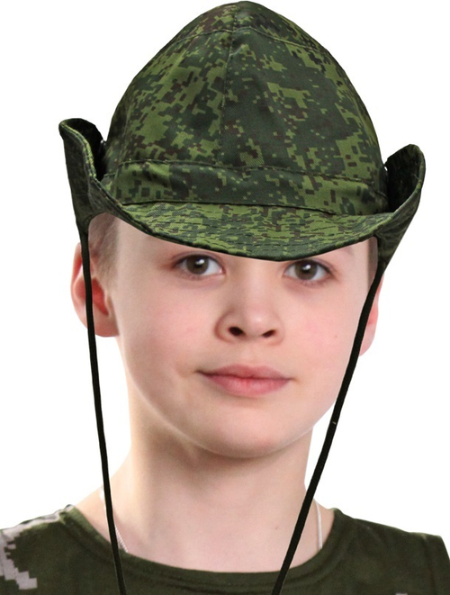 Панама Афганка детская (ткань Цифра)