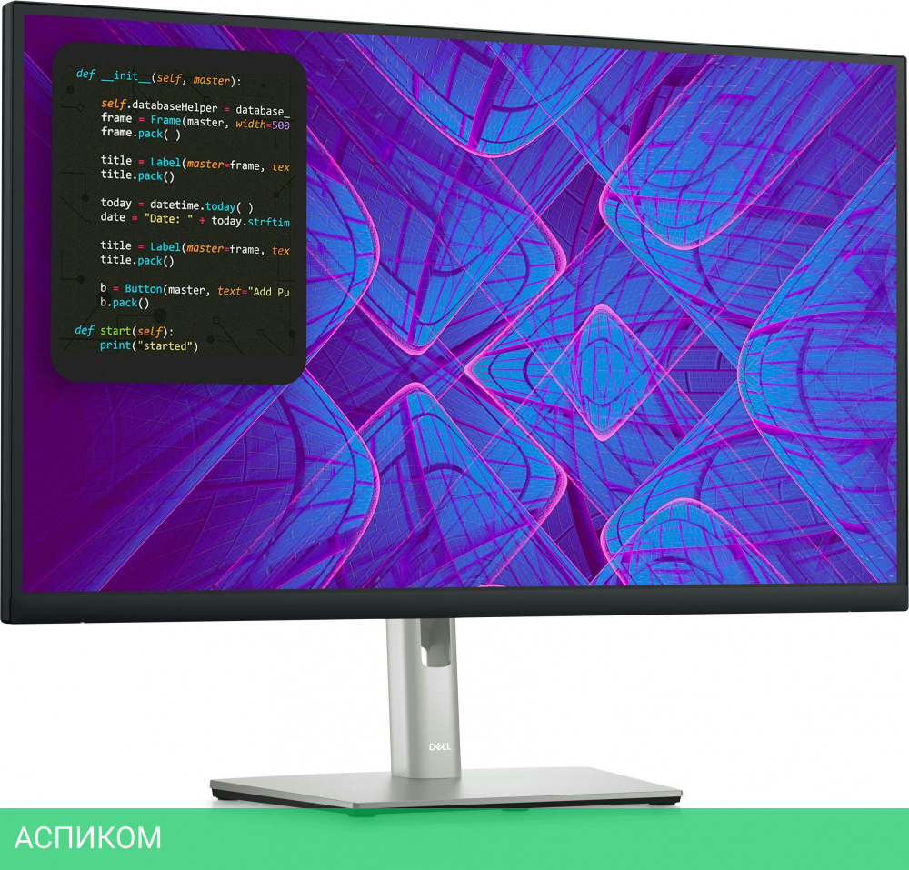 Монитор Dell P3223QE черный (210-BEQZ)