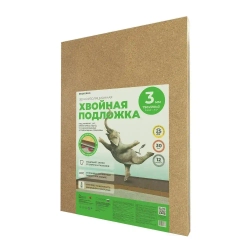 Хвойная подложка под ламинат 3мм (790х590мм)(7м2/уп)