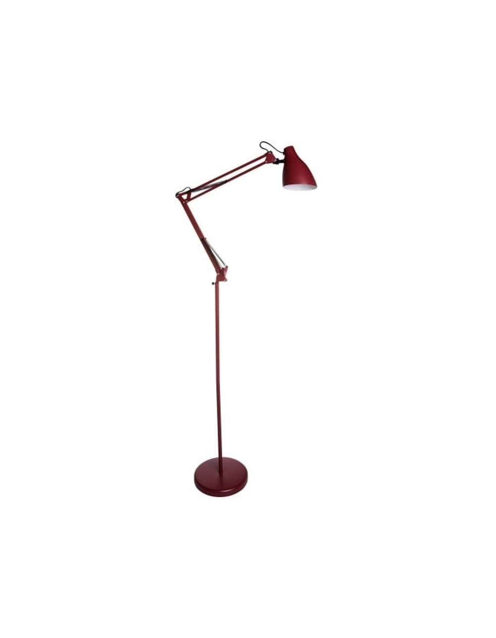 Светильник Camelion KD-332 C04 красный (Светильник напольный, торшер, 230V, 40W, E27)