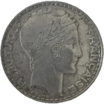 France, 20 Francs 1934 – "Turin" Series, VF