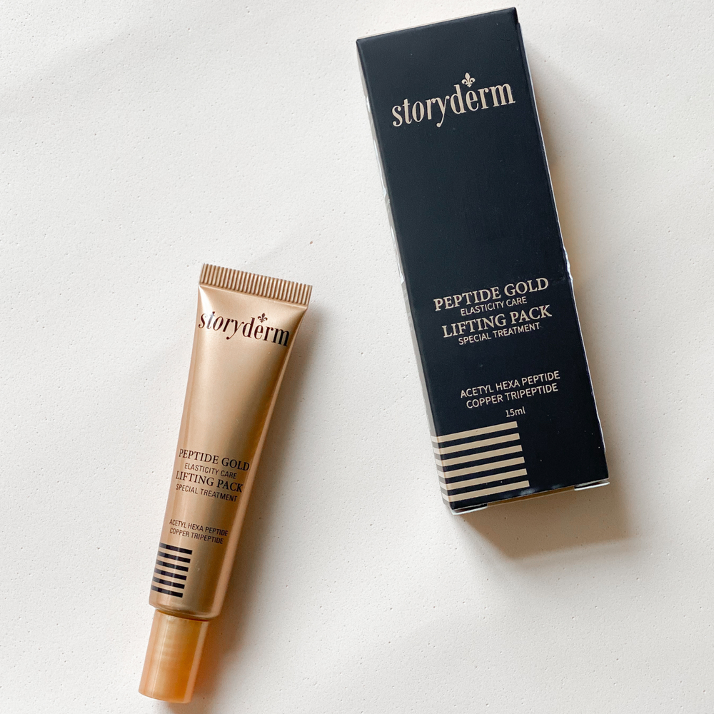 Маска-гель для сужения пор с эффектом лифтинга Lifting Pack peptide Gold