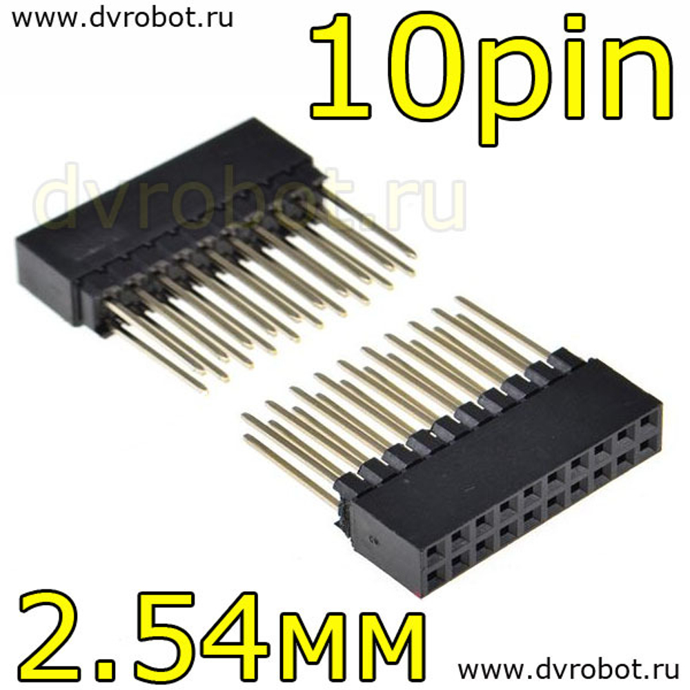 Разъем pc104 - 2.54мм/12.2см/2x10pin