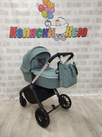 Коляска модульная 3в1 Farfello Baby shell 2024 зелёный