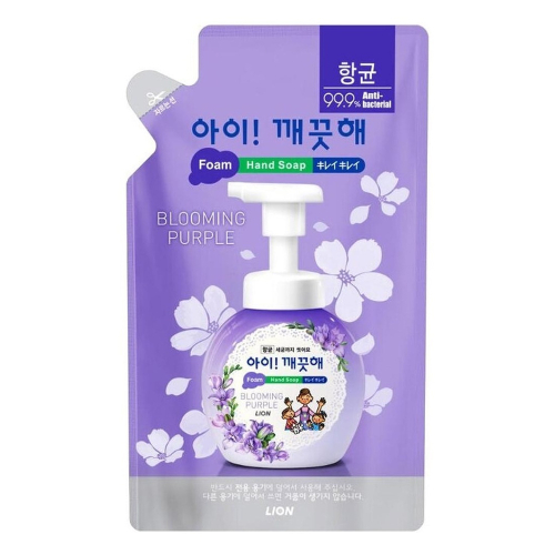 "LION" Антибактериальное пенное мыло для рук с ароматом фиалки, 200 мл