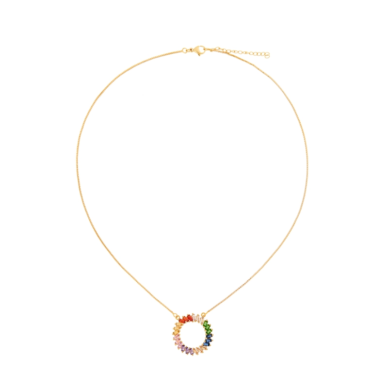 Колье Мульти Багет – Круг