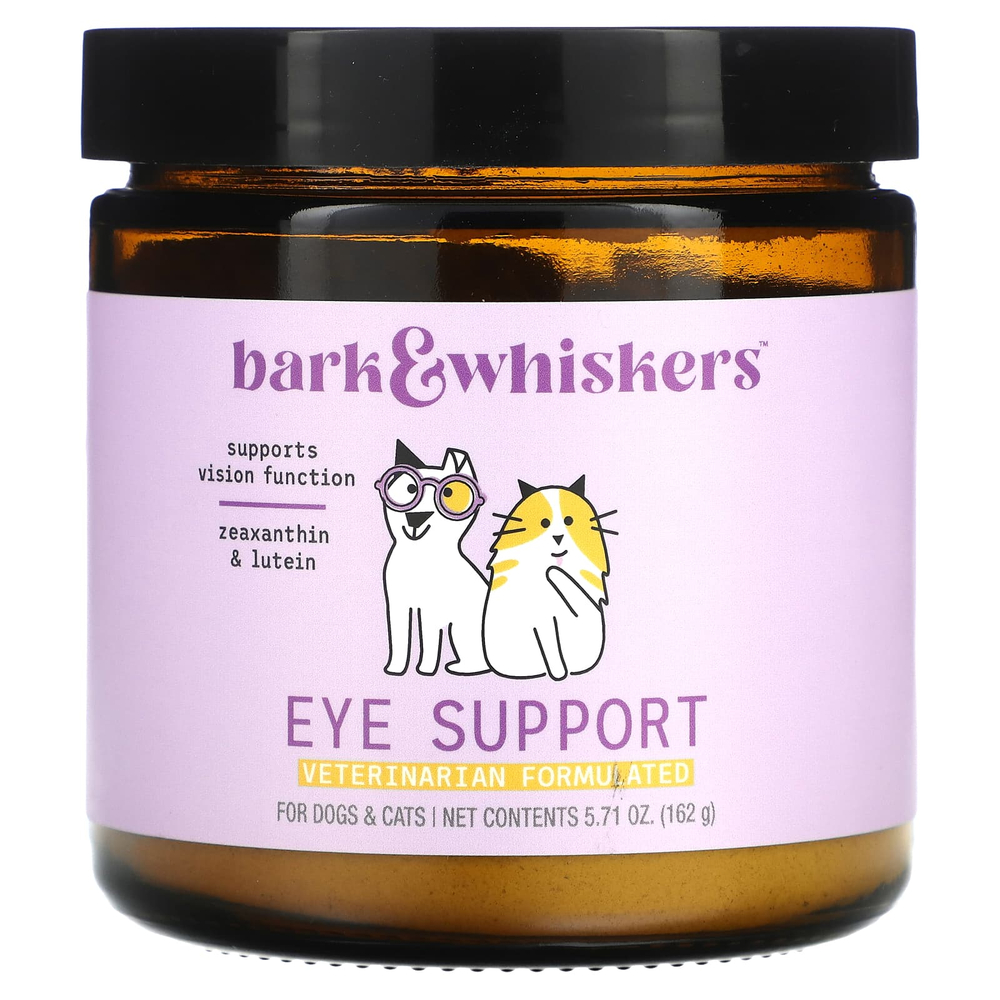 Dr. Mercola, Bark & Whiskers™, добавка для поддержки глаз, для собак и кошек, 162 г (5,71 унции)