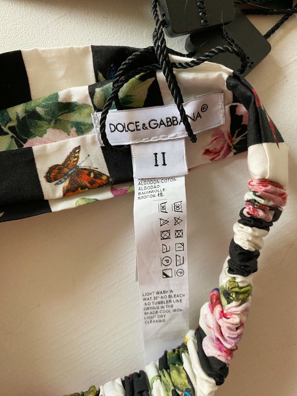 Новая хлопковая повязка для волос Dolce&Gabbana, 98