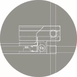 Душевой уголок Cezares Slider 79х85 SLIDER-AH-1-80-80/90-GRIGIO-NERO стекло серое тонированное/профиль черный матовый