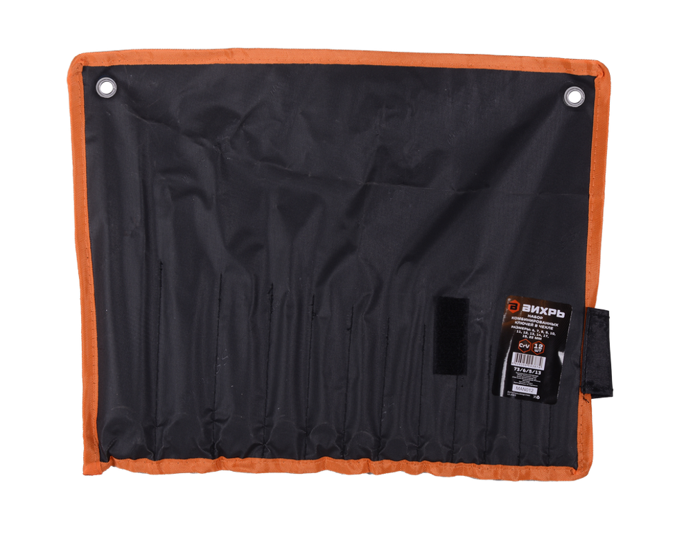 Набор комбинированных ключей Вихрь 12 шт. 6 - 22, в чехле