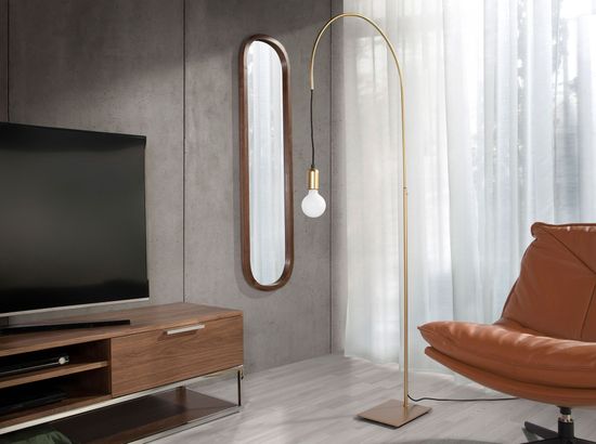 Зеркало напольное 3234/MR2201 в раме из орехового дерева